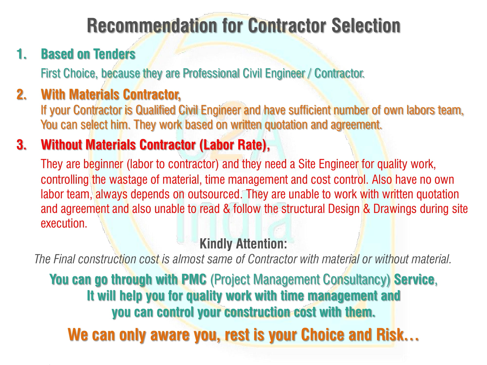 Contractor Selection